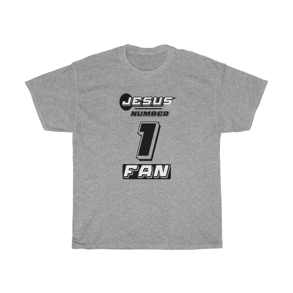 Jesus #1 fan Unisex Heavy Cotton Tee