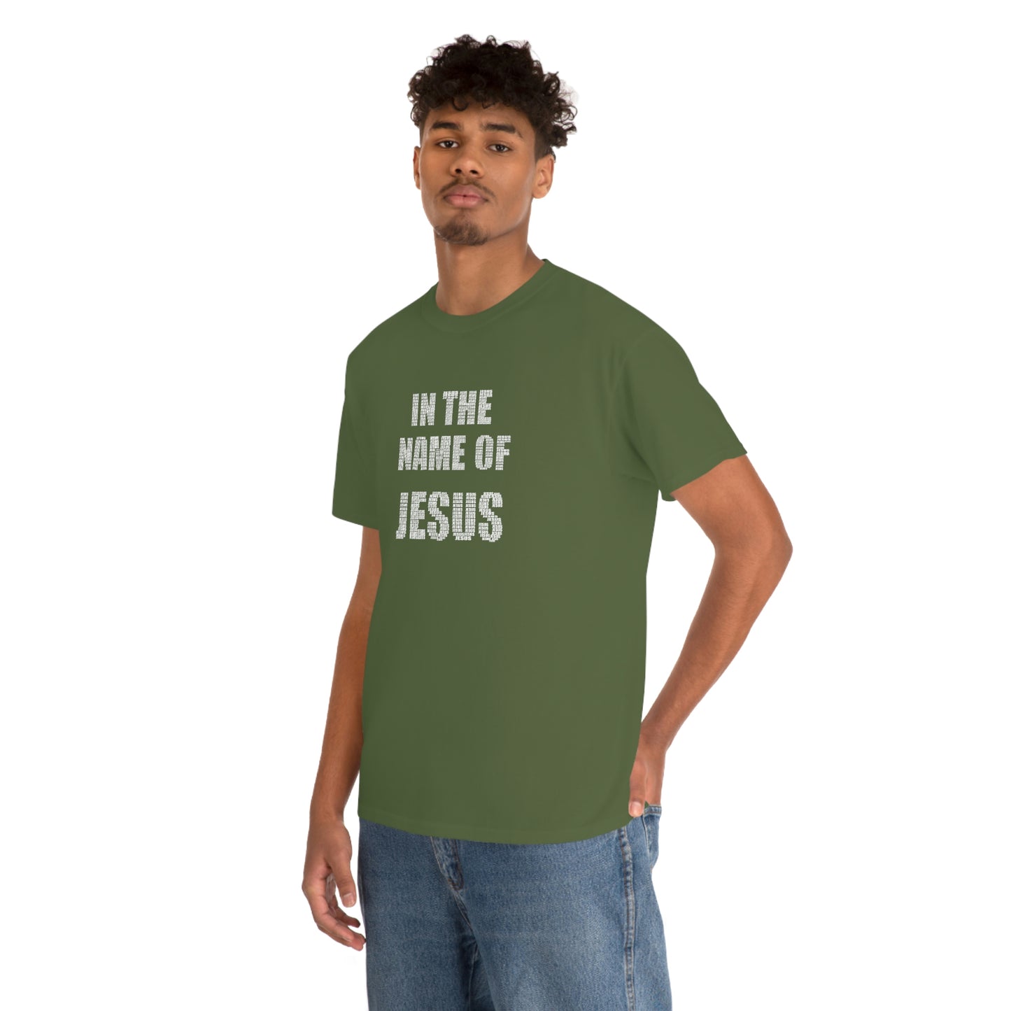 In the name of Jesus Unisex Heavy Cotton Tee