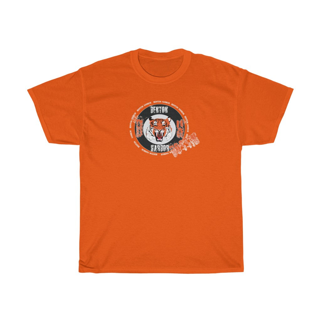 Benton harbor Bossin (tigers)Unisex Heavy Cotton Tee