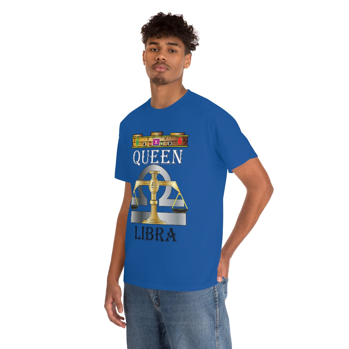 Queen Libra Unisex Heavy Cotton Tee