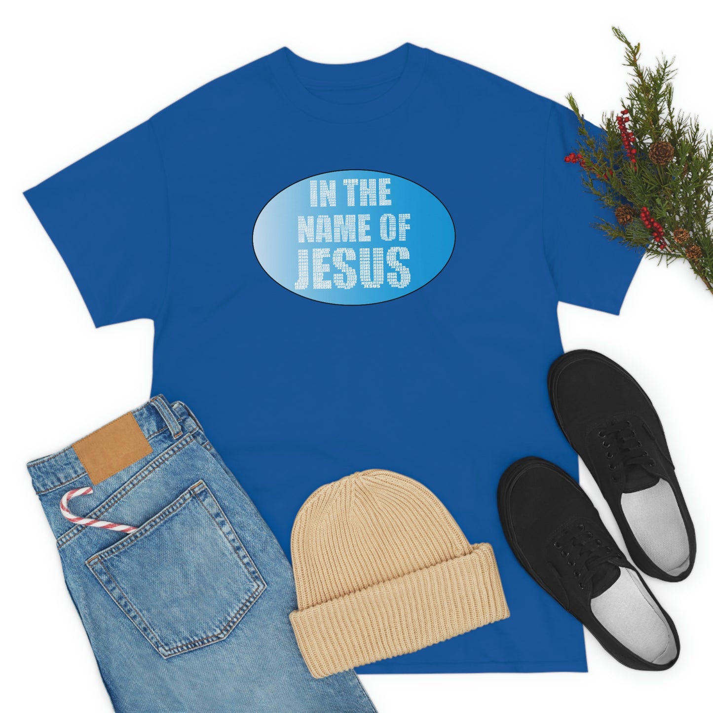 In the name of Jesus [2]Unisex Heavy Cotton Tee