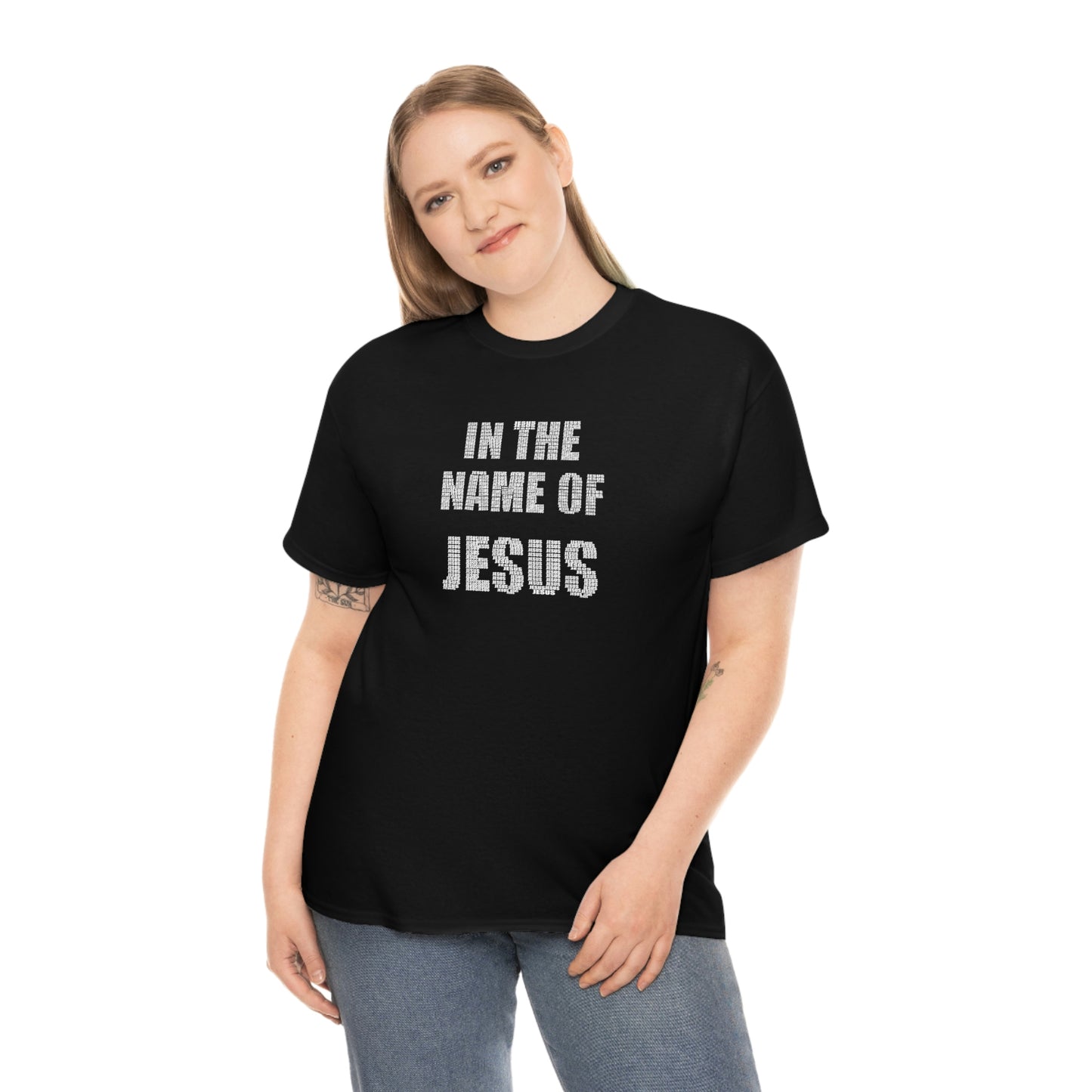 In the name of Jesus Unisex Heavy Cotton Tee