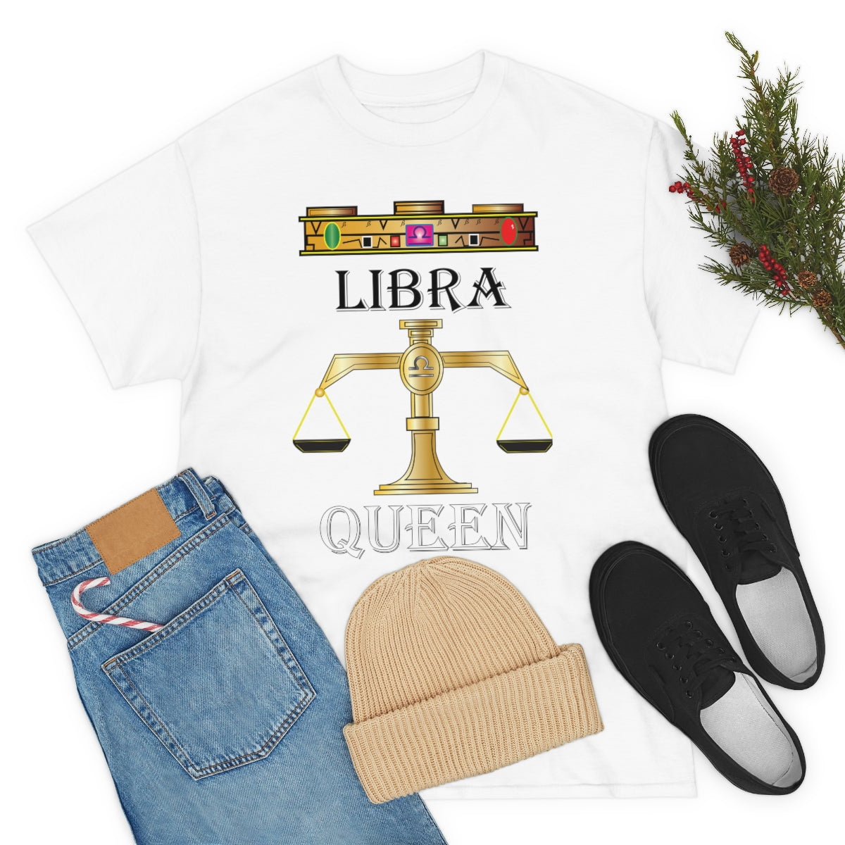 Libra queen Unisex Heavy Cotton Tee