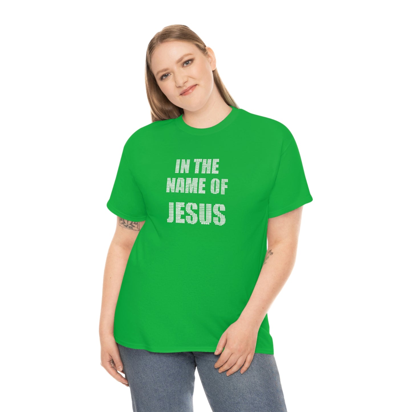 In the name of Jesus Unisex Heavy Cotton Tee