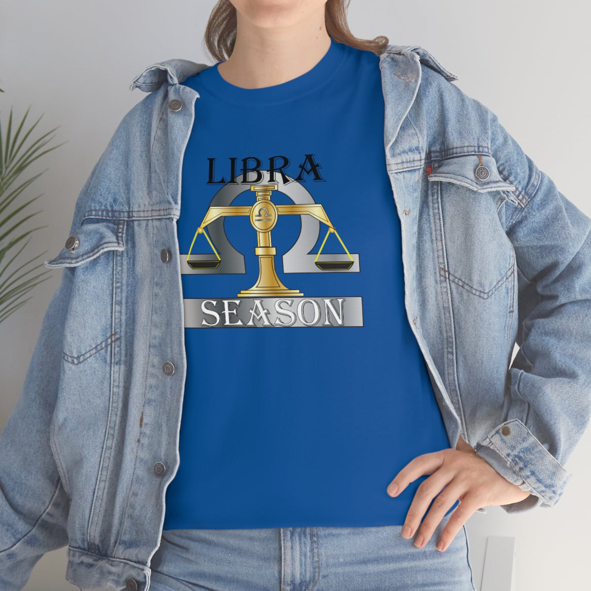 Libra season Unisex Heavy Cotton Tee