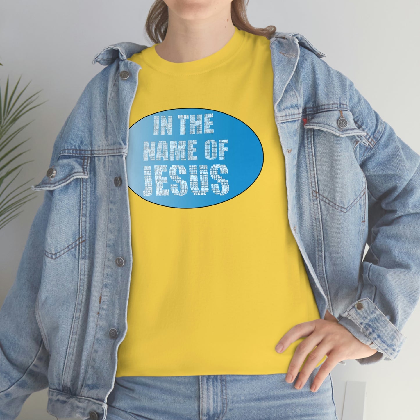 In the name of Jesus [2]Unisex Heavy Cotton Tee