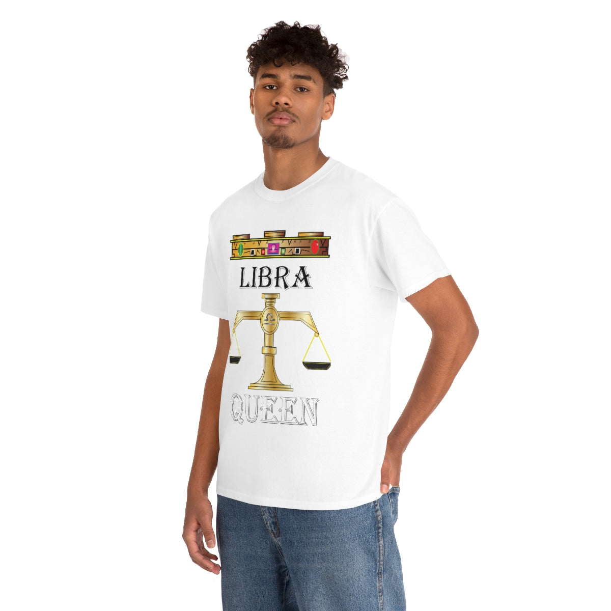 Libra queen Unisex Heavy Cotton Tee