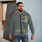 Libra AOP Unisex Zip Hoodie