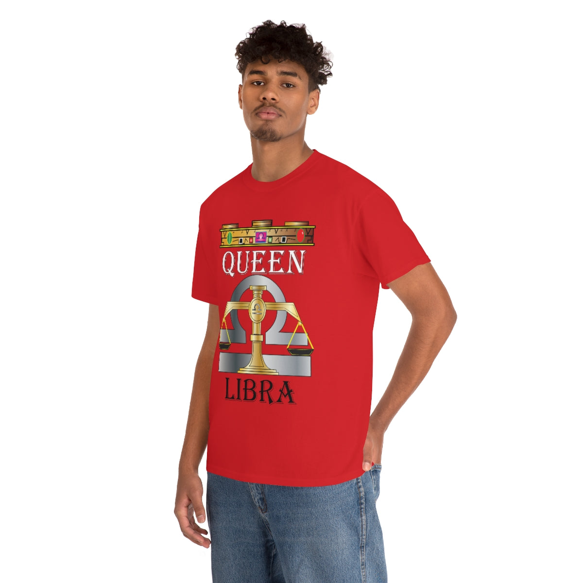 Queen Libra Unisex Heavy Cotton Tee