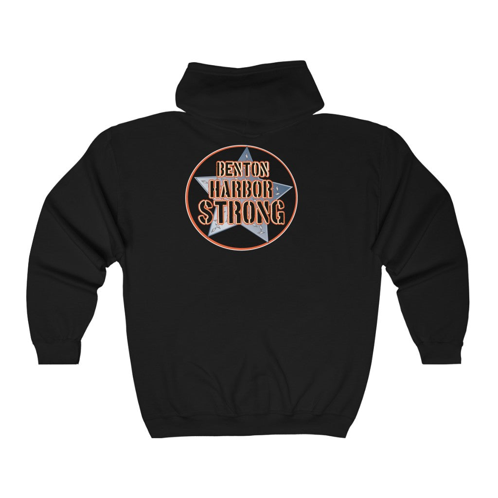 Benton harbor strong Unisex Heavy Blend™ Full Zip Hooded Sweatshirt