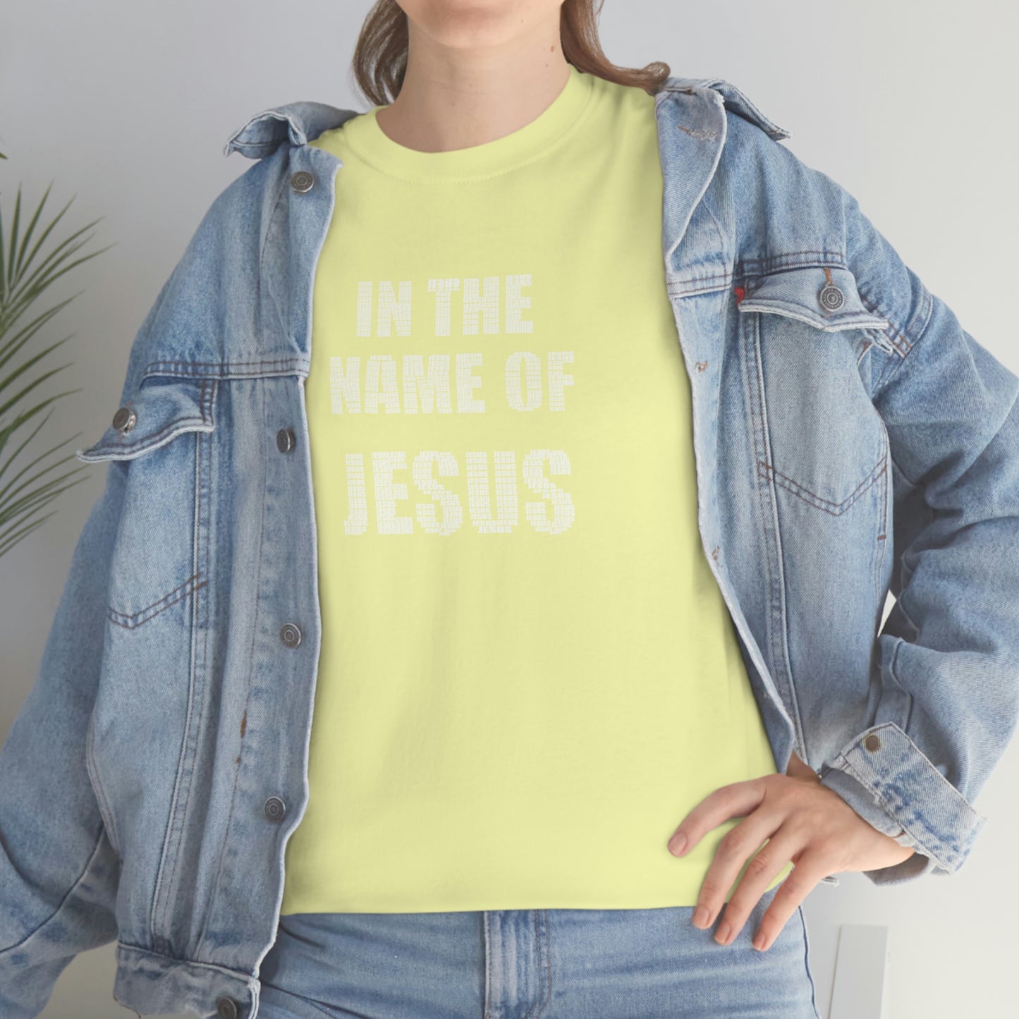 In the name of Jesus Unisex Heavy Cotton Tee