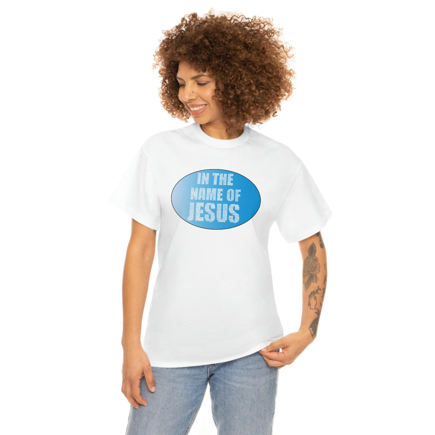 In the name of Jesus [2]Unisex Heavy Cotton Tee