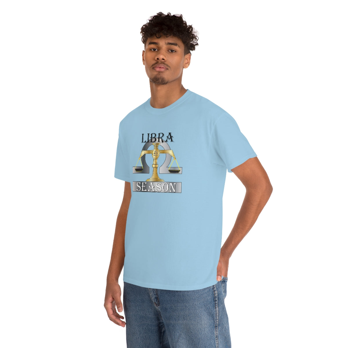 Libra season Unisex Heavy Cotton Tee