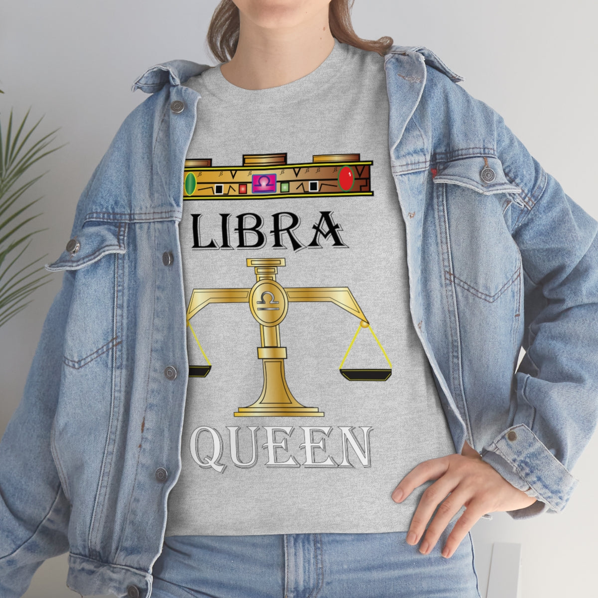 Libra queen Unisex Heavy Cotton Tee