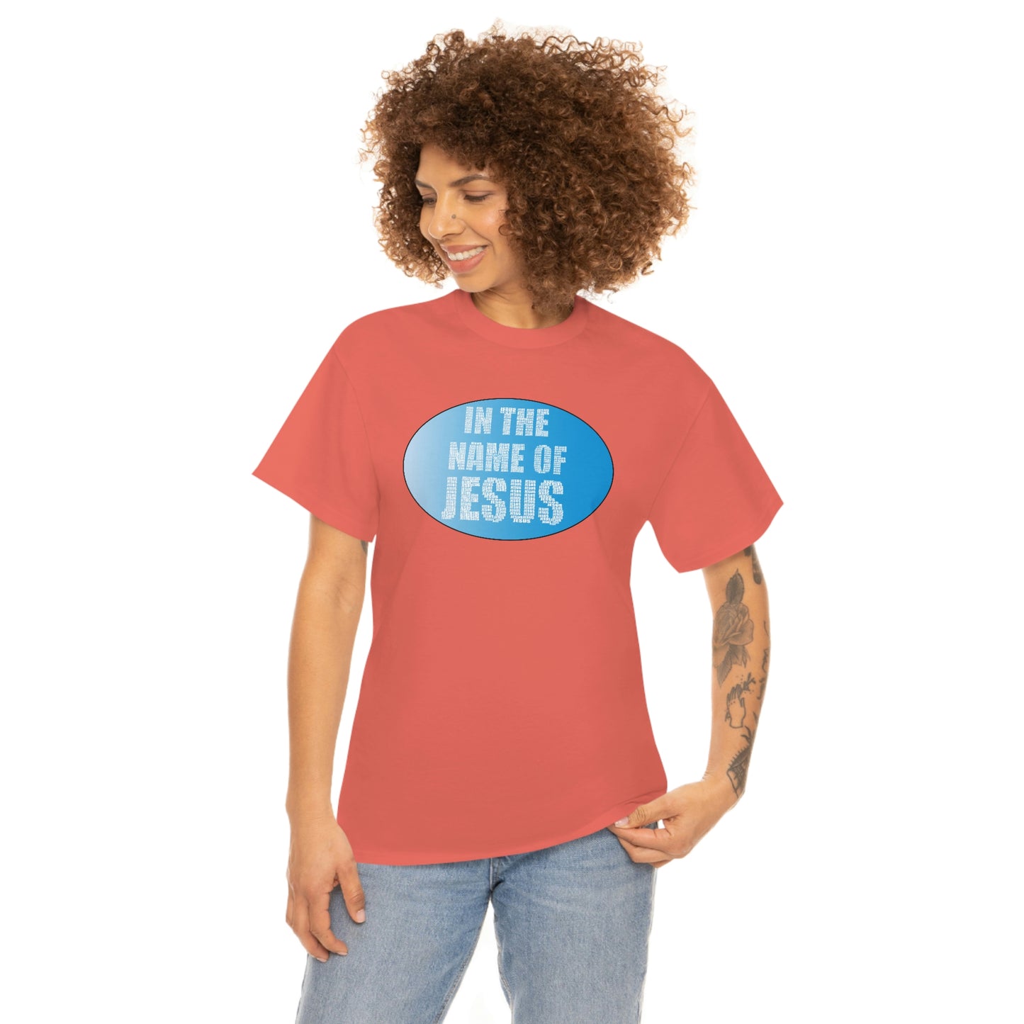 In the name of Jesus [2]Unisex Heavy Cotton Tee