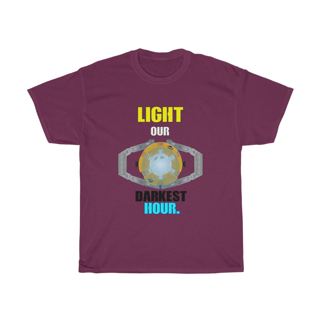 light our darkest hour Unisex Heavy Cotton Tee