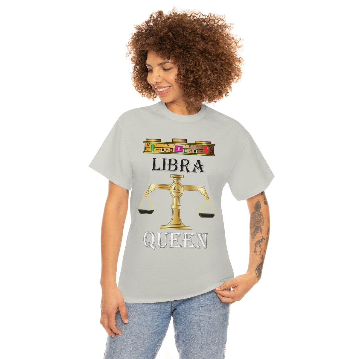 Libra queen Unisex Heavy Cotton Tee