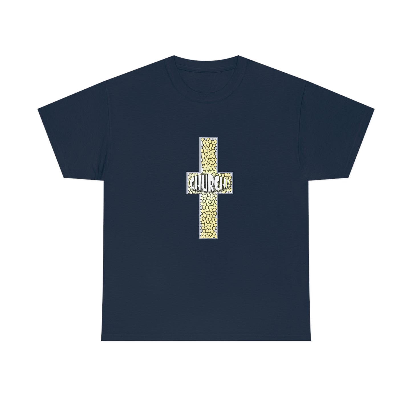 Church[cross] Unisex Heavy Cotton Tee