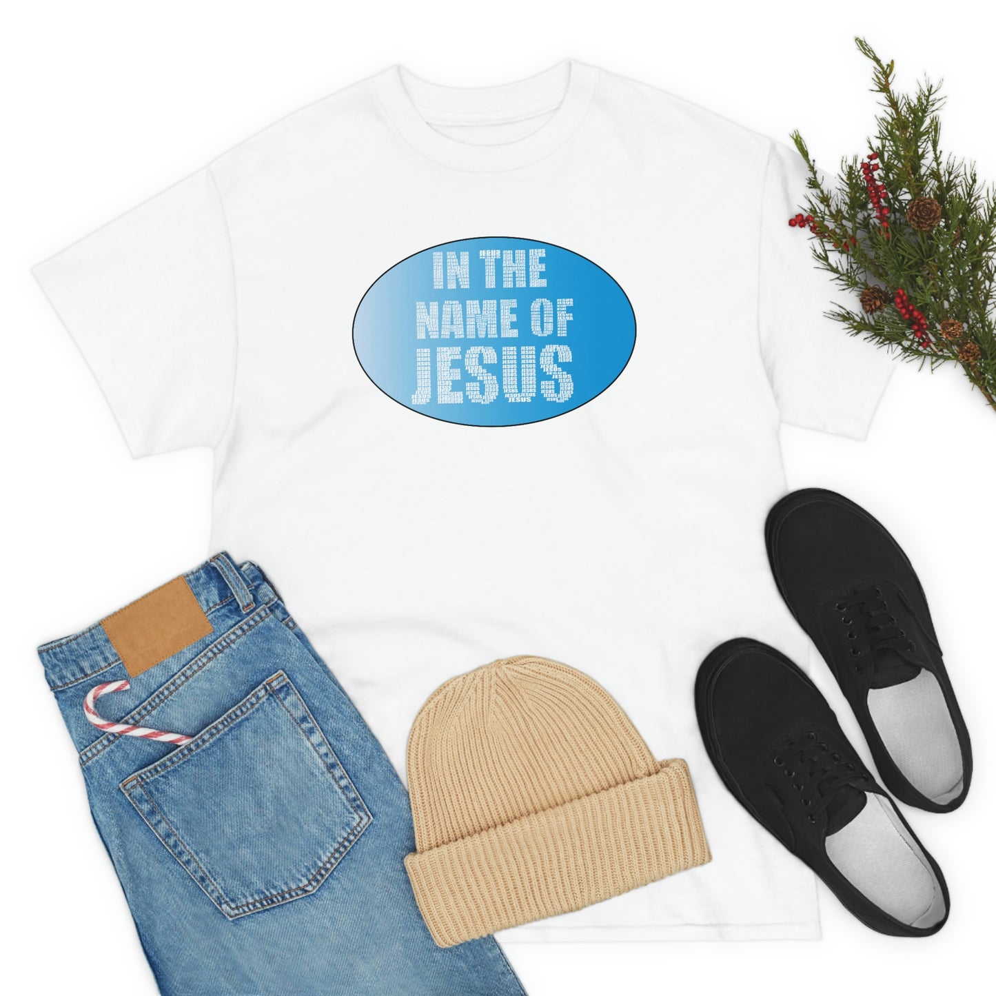 In the name of Jesus [2]Unisex Heavy Cotton Tee