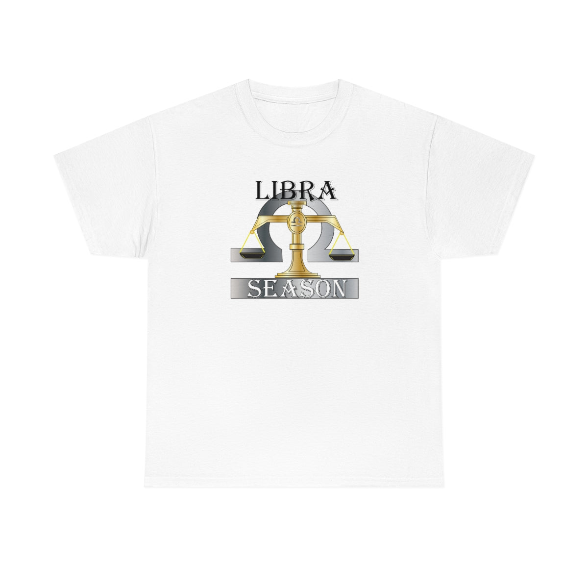 Libra season Unisex Heavy Cotton Tee