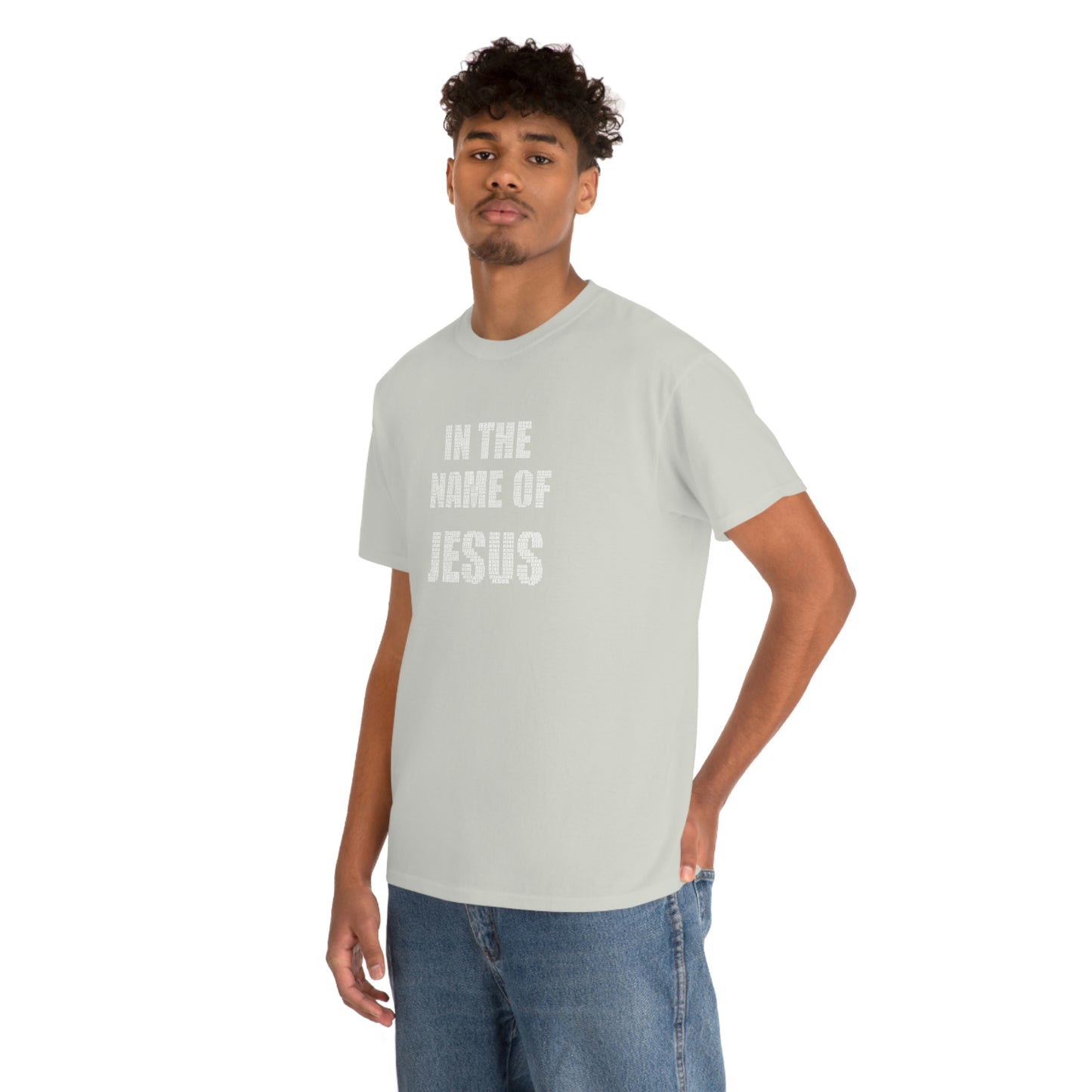 In the name of Jesus Unisex Heavy Cotton Tee