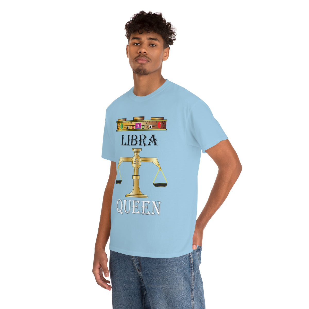 Libra queen Unisex Heavy Cotton Tee