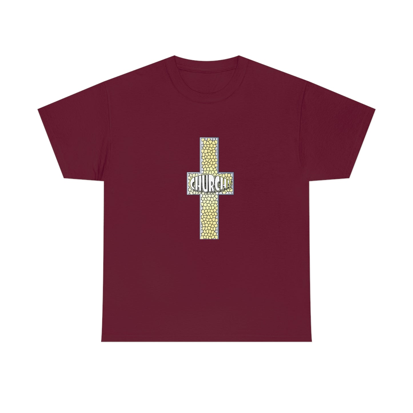 Church[cross] Unisex Heavy Cotton Tee