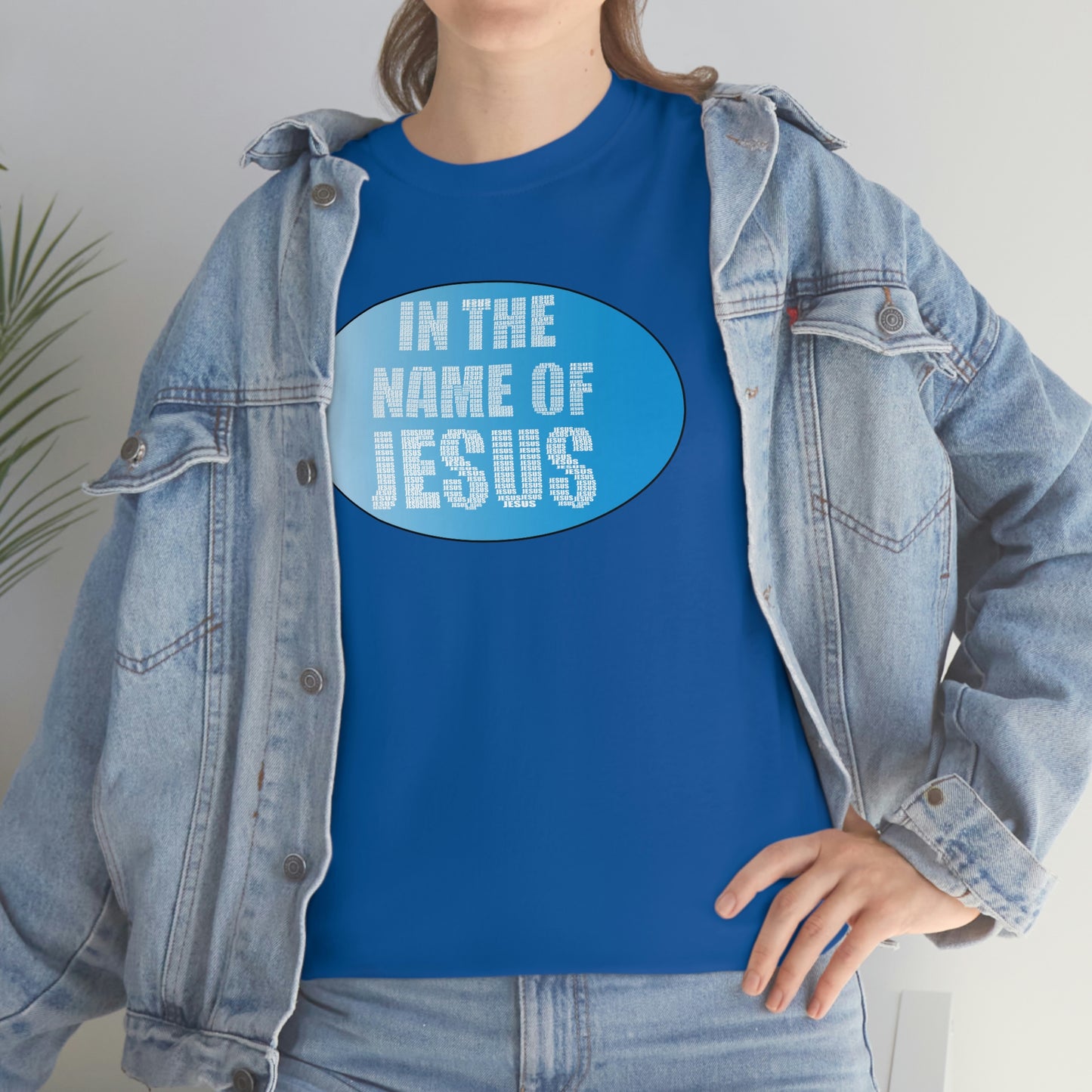 In the name of Jesus [2]Unisex Heavy Cotton Tee