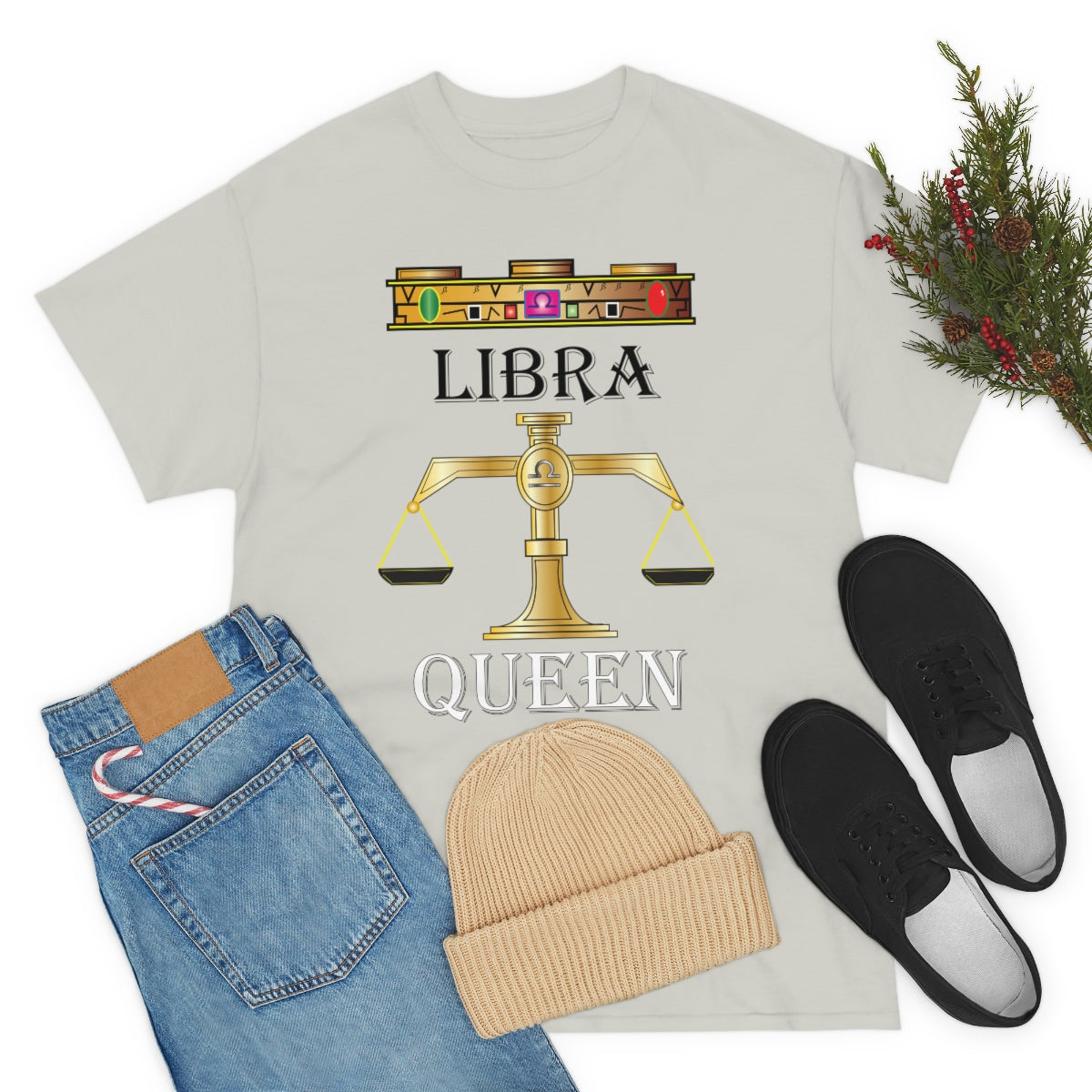 Libra queen Unisex Heavy Cotton Tee