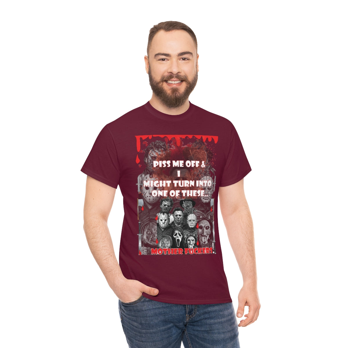 Horror hall of fame Unisex Heavy Cotton Tee