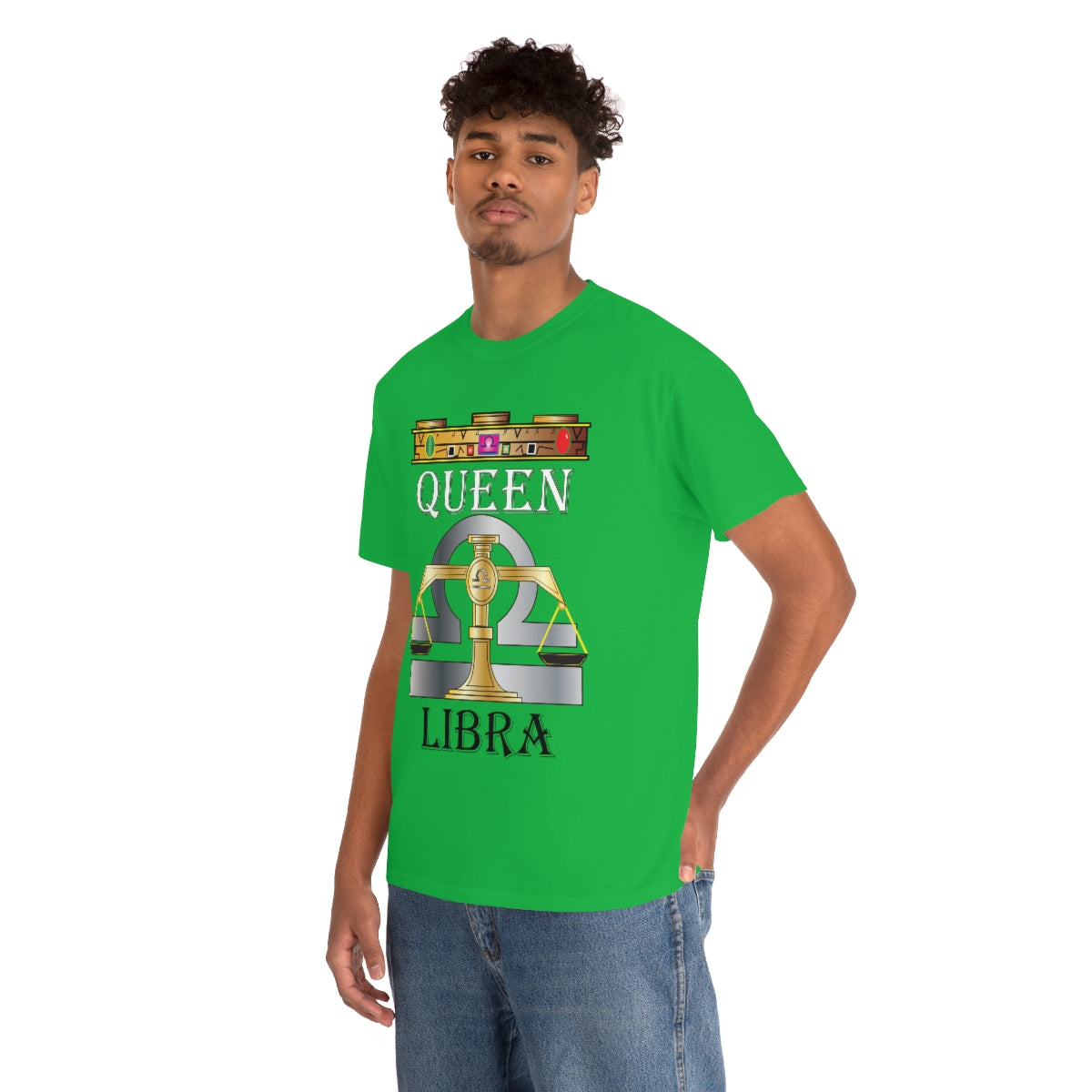 Queen Libra Unisex Heavy Cotton Tee