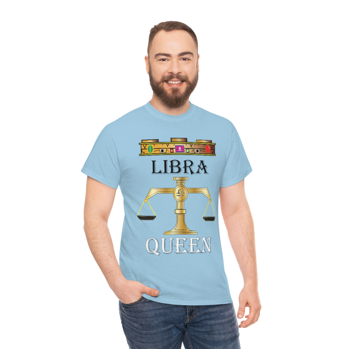 Libra queen Unisex Heavy Cotton Tee