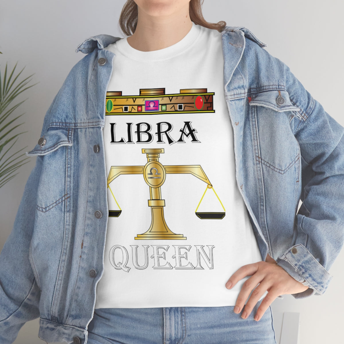 Libra queen Unisex Heavy Cotton Tee