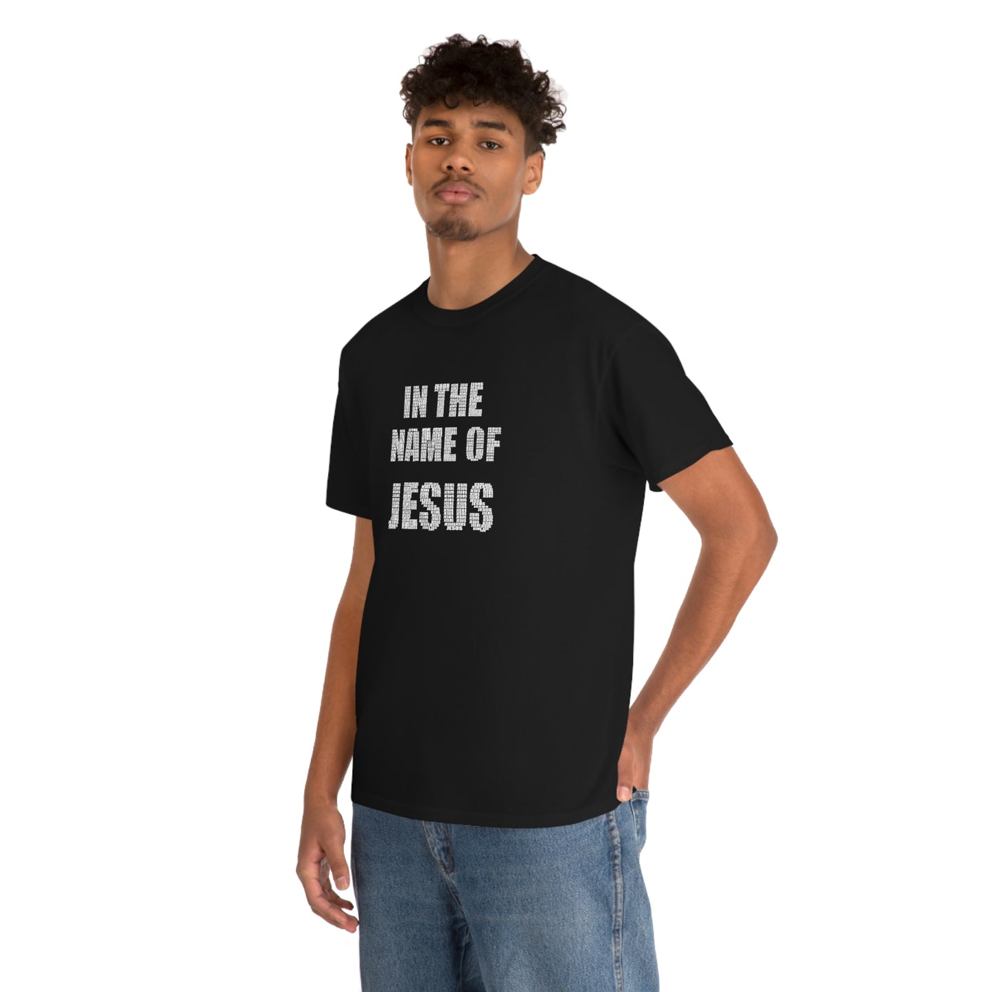 In the name of Jesus Unisex Heavy Cotton Tee