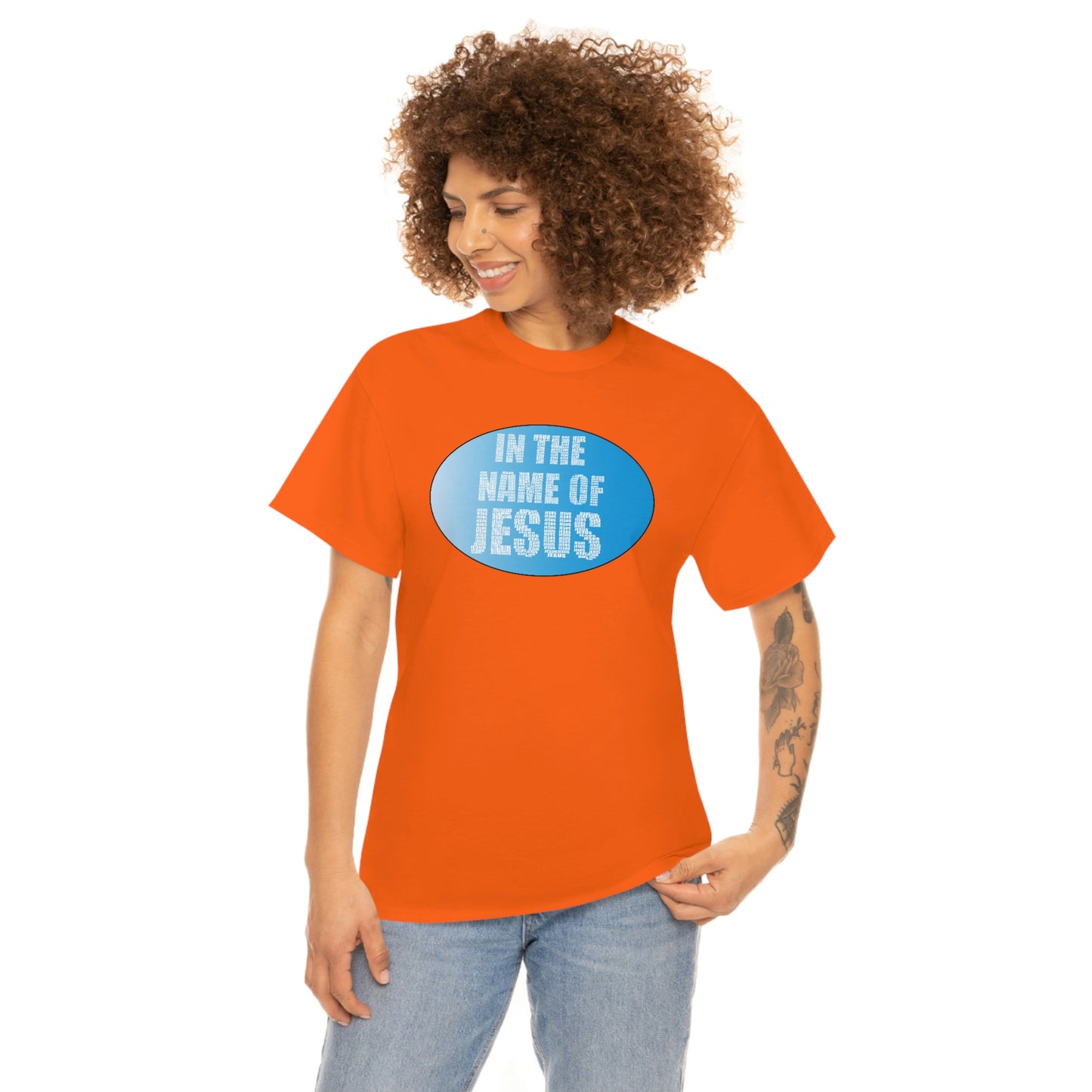 In the name of Jesus [2]Unisex Heavy Cotton Tee