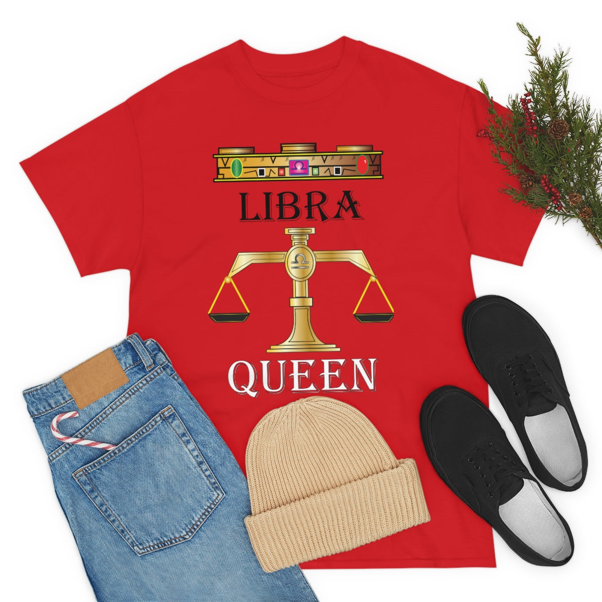 Libra queen Unisex Heavy Cotton Tee