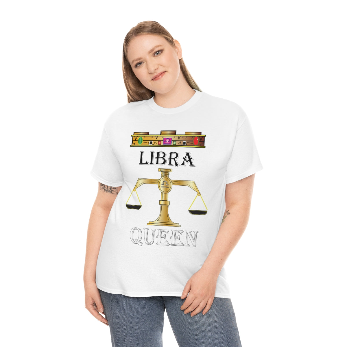 Libra queen Unisex Heavy Cotton Tee