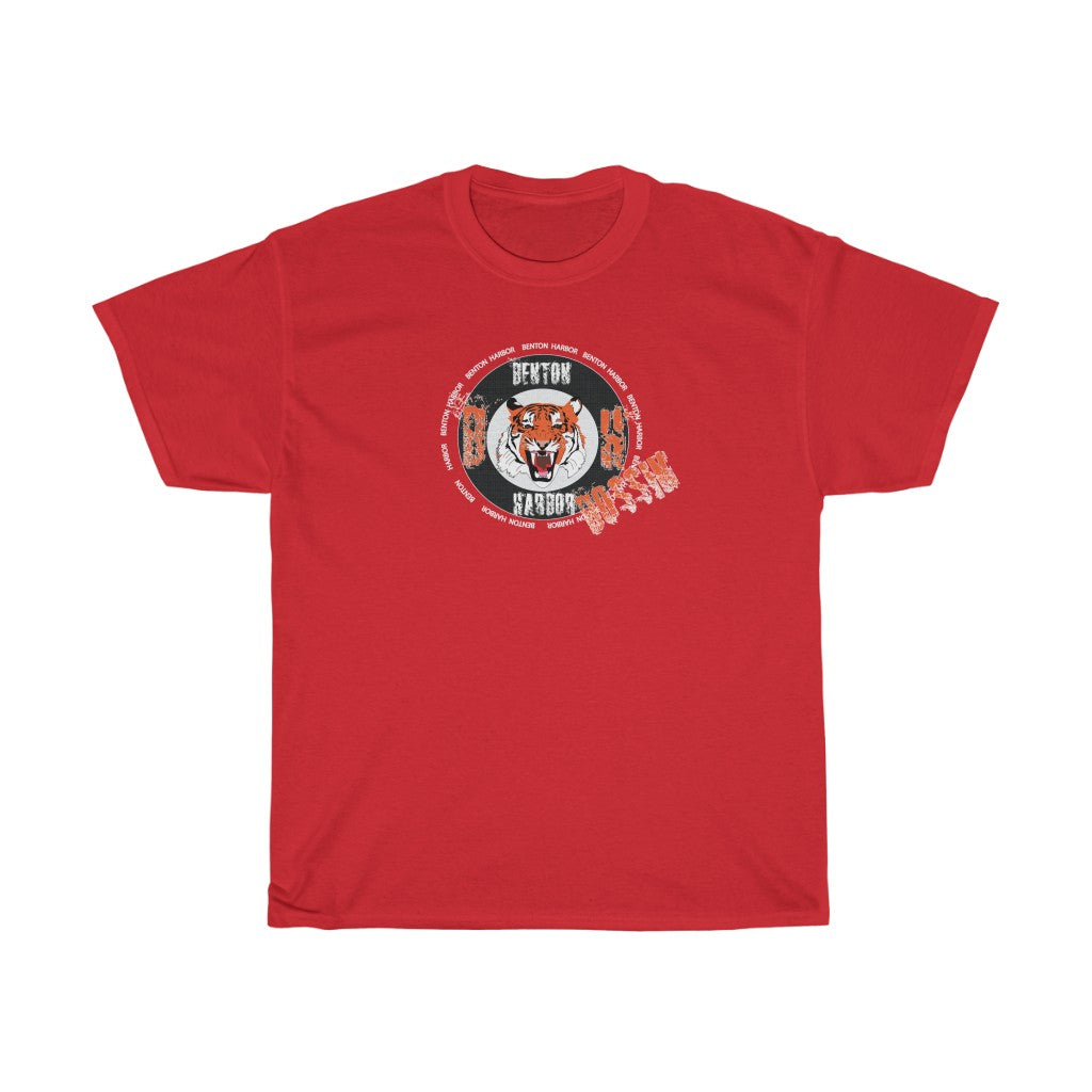 Benton harbor Bossin (tigers)Unisex Heavy Cotton Tee