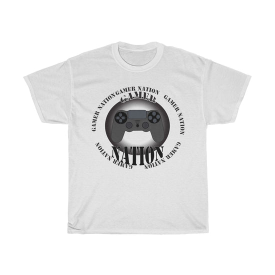 Gamer Nation Ps4 Unisex Heavy Cotton Tee