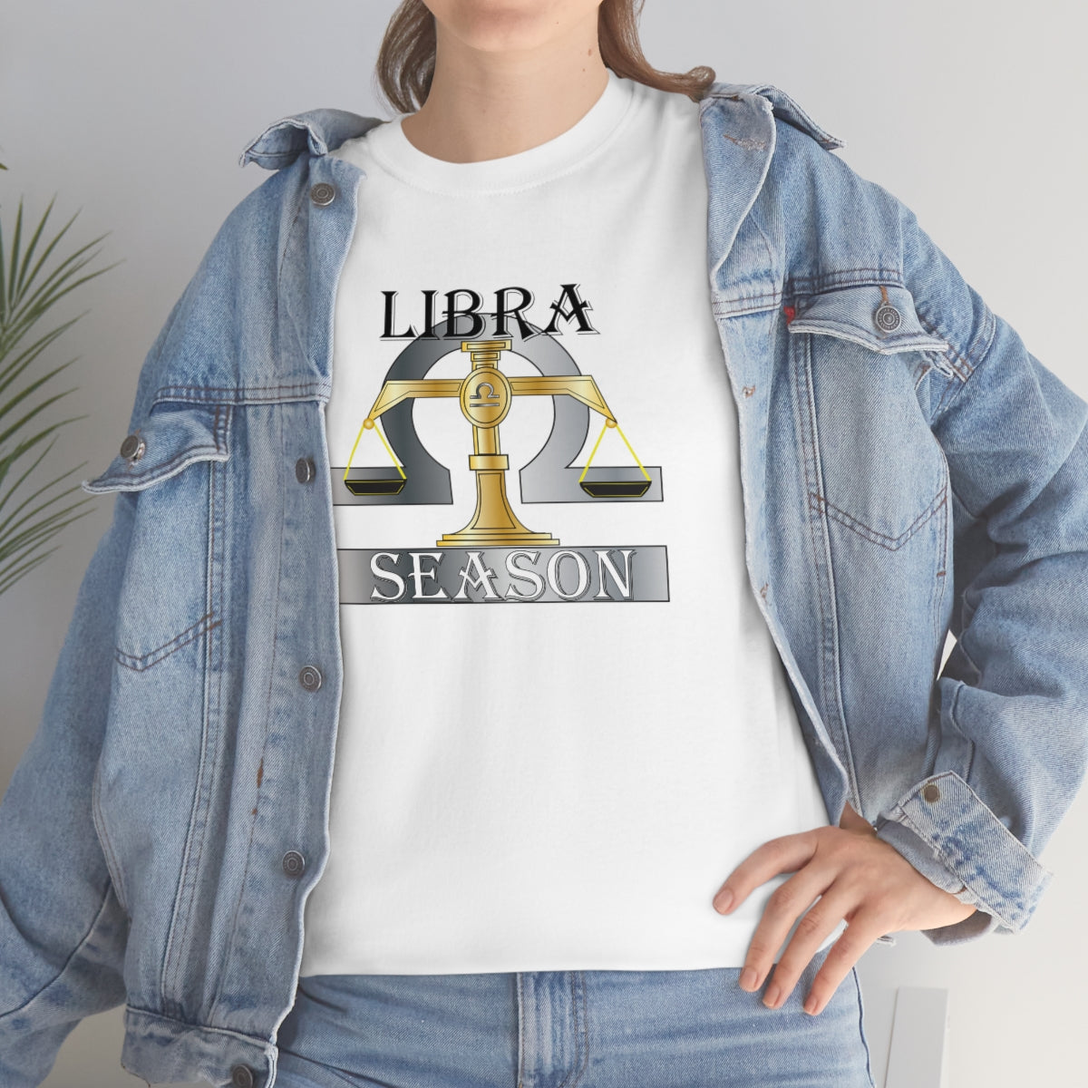 Libra season Unisex Heavy Cotton Tee