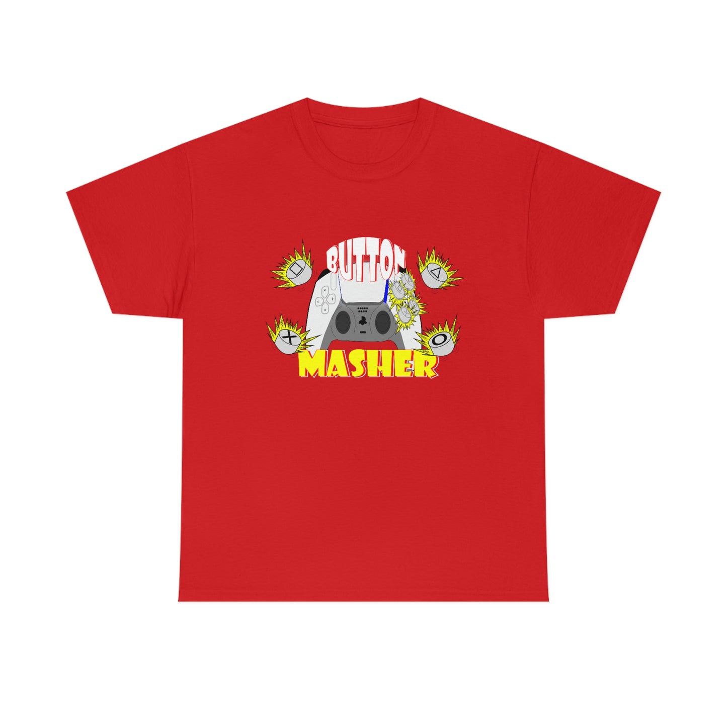 Button Masher [Ps] Unisex Heavy Cotton Tee