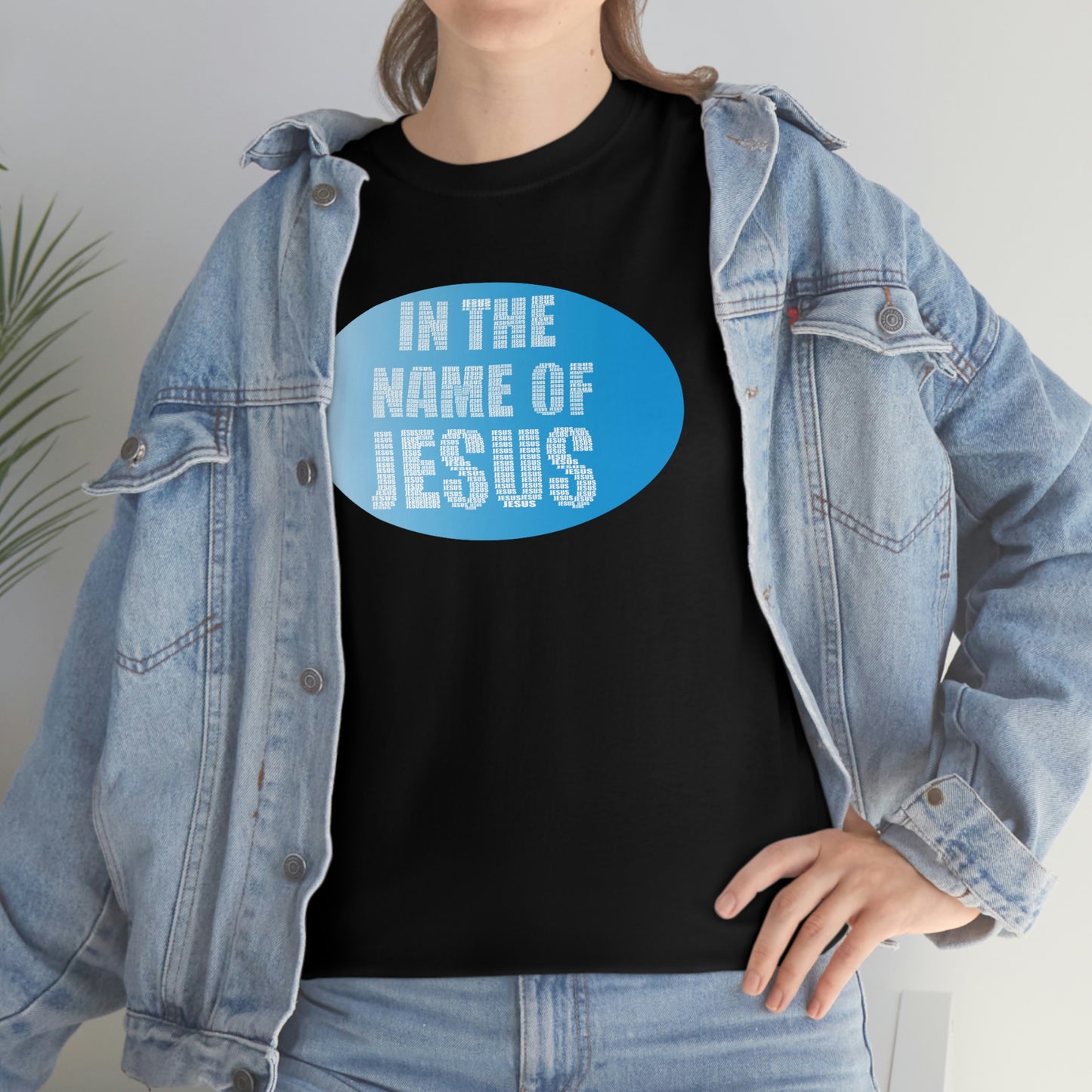 In the name of Jesus [2]Unisex Heavy Cotton Tee