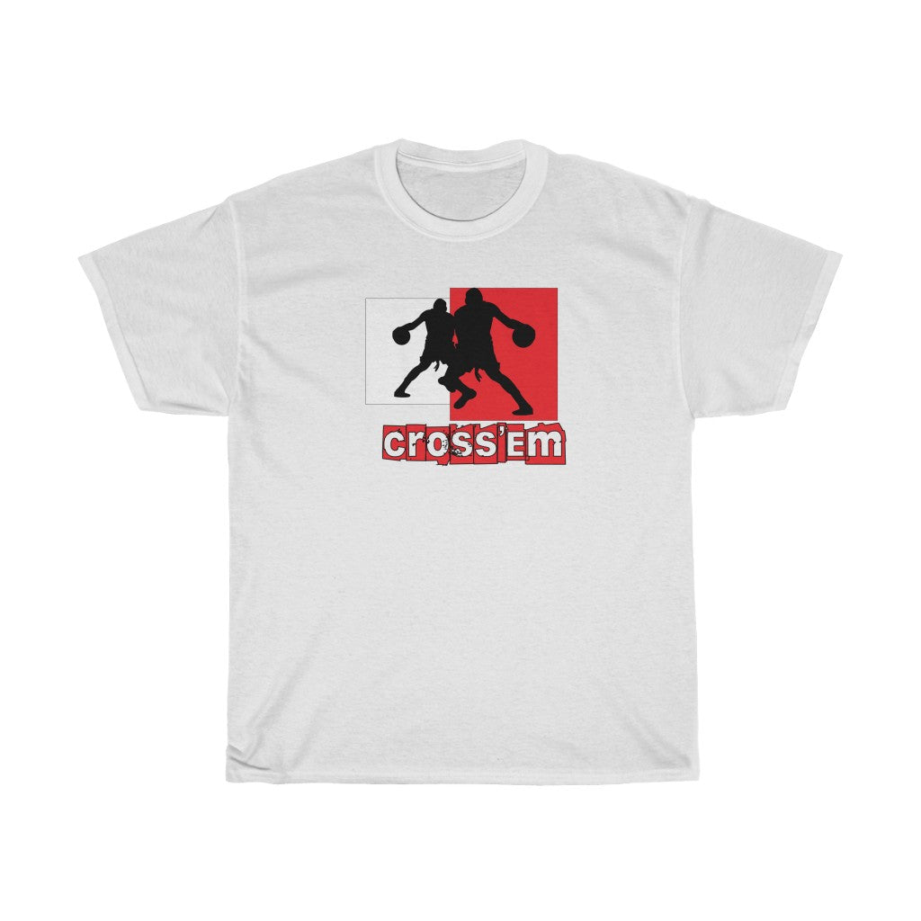 Cross em Unisex Heavy Cotton Tee