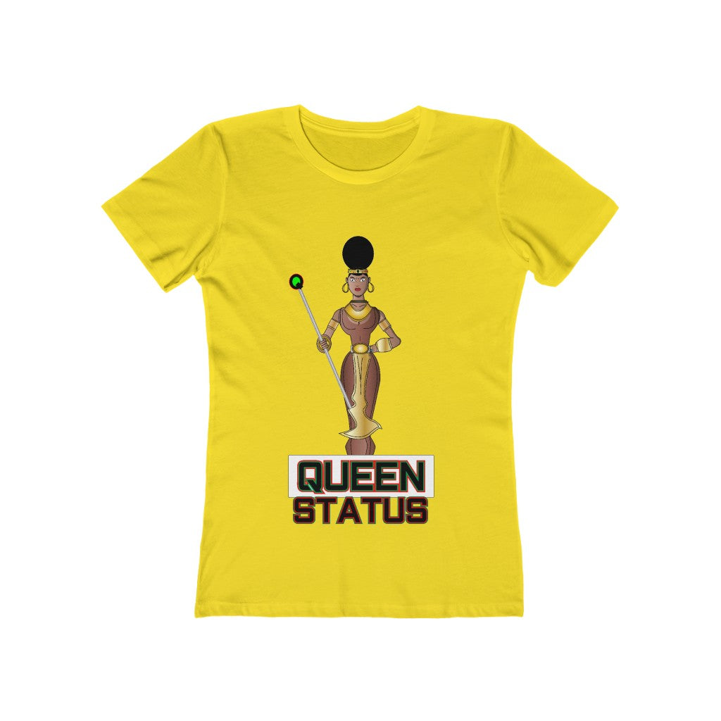 QUEEN STATUS/front/back Women's The Boyfriend Tee