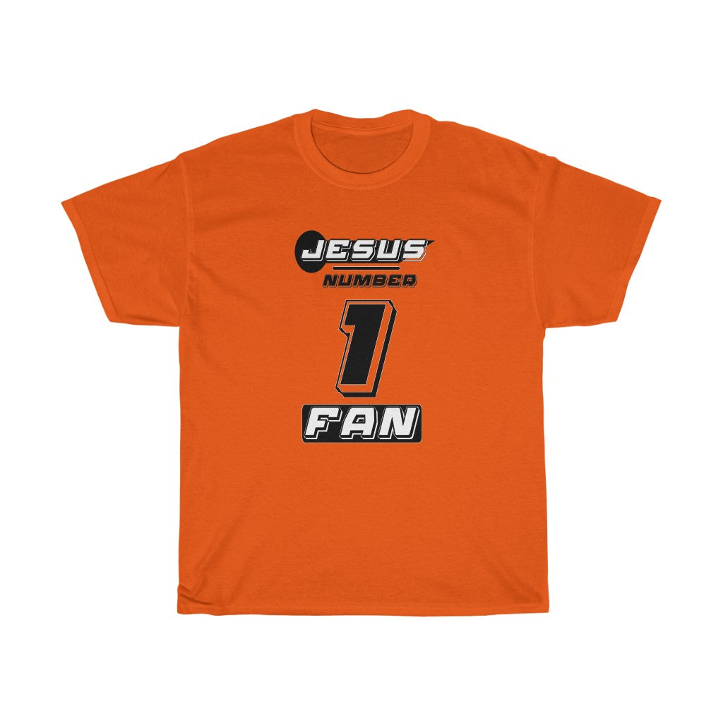 Jesus #1 fan Unisex Heavy Cotton Tee