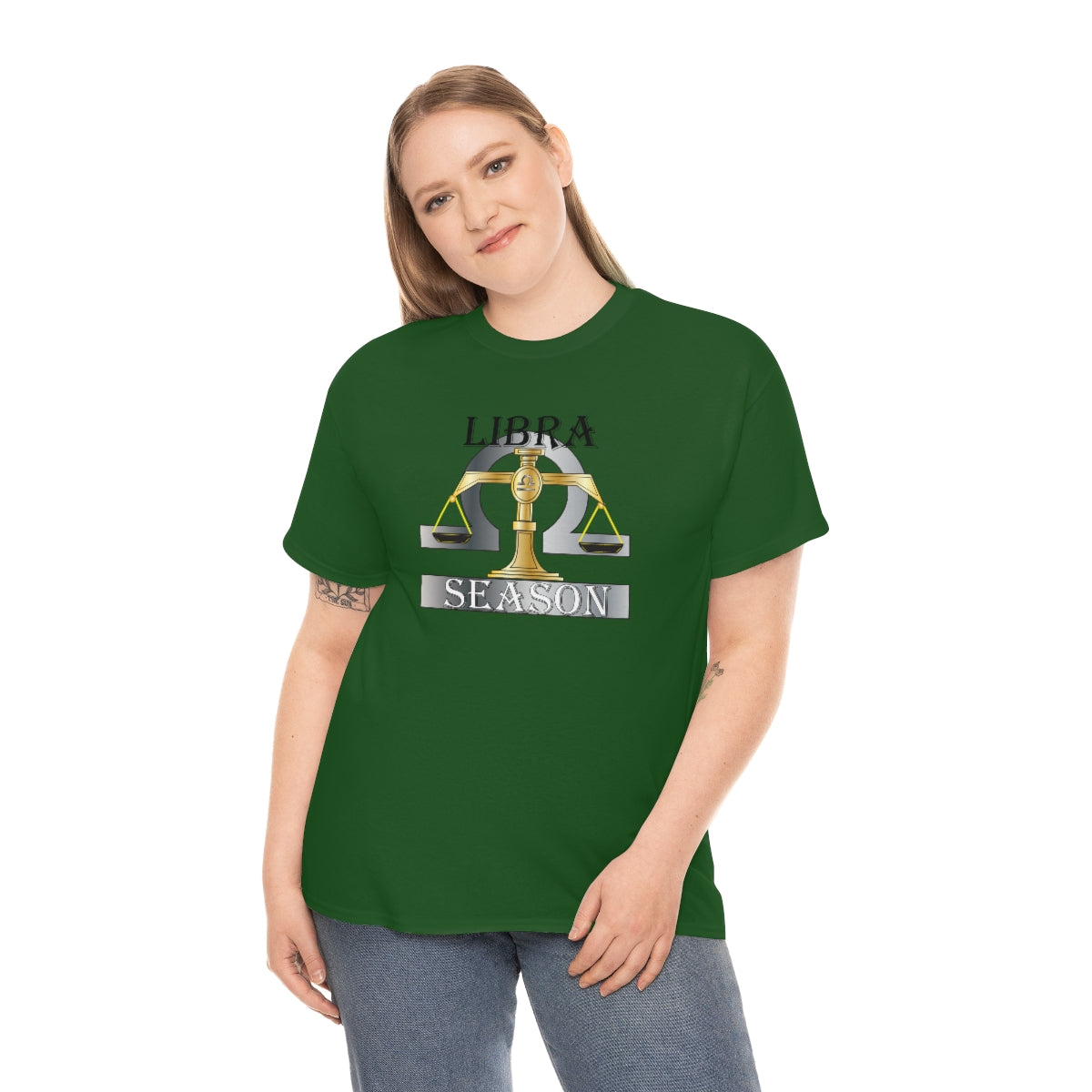 Libra season Unisex Heavy Cotton Tee