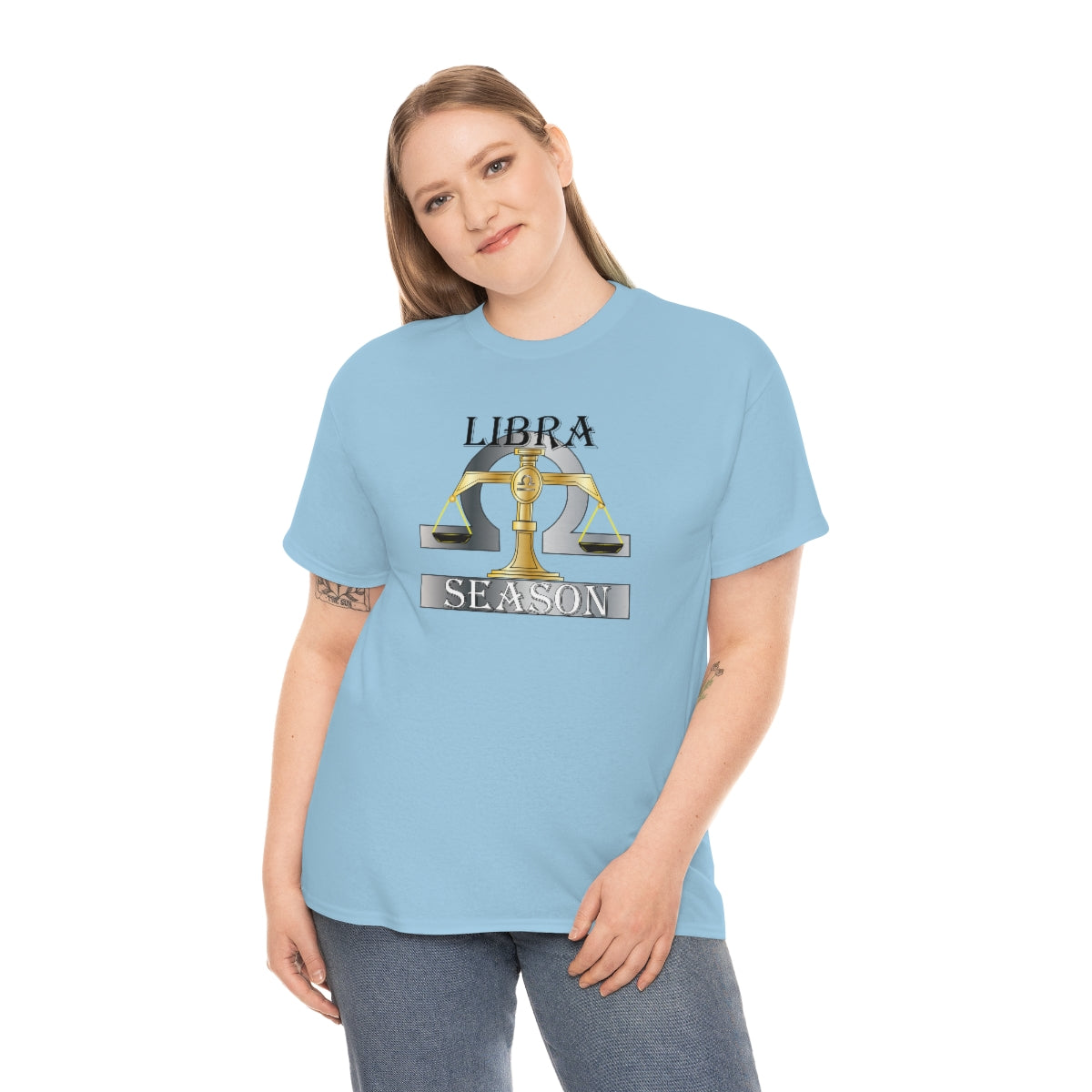 Libra season Unisex Heavy Cotton Tee