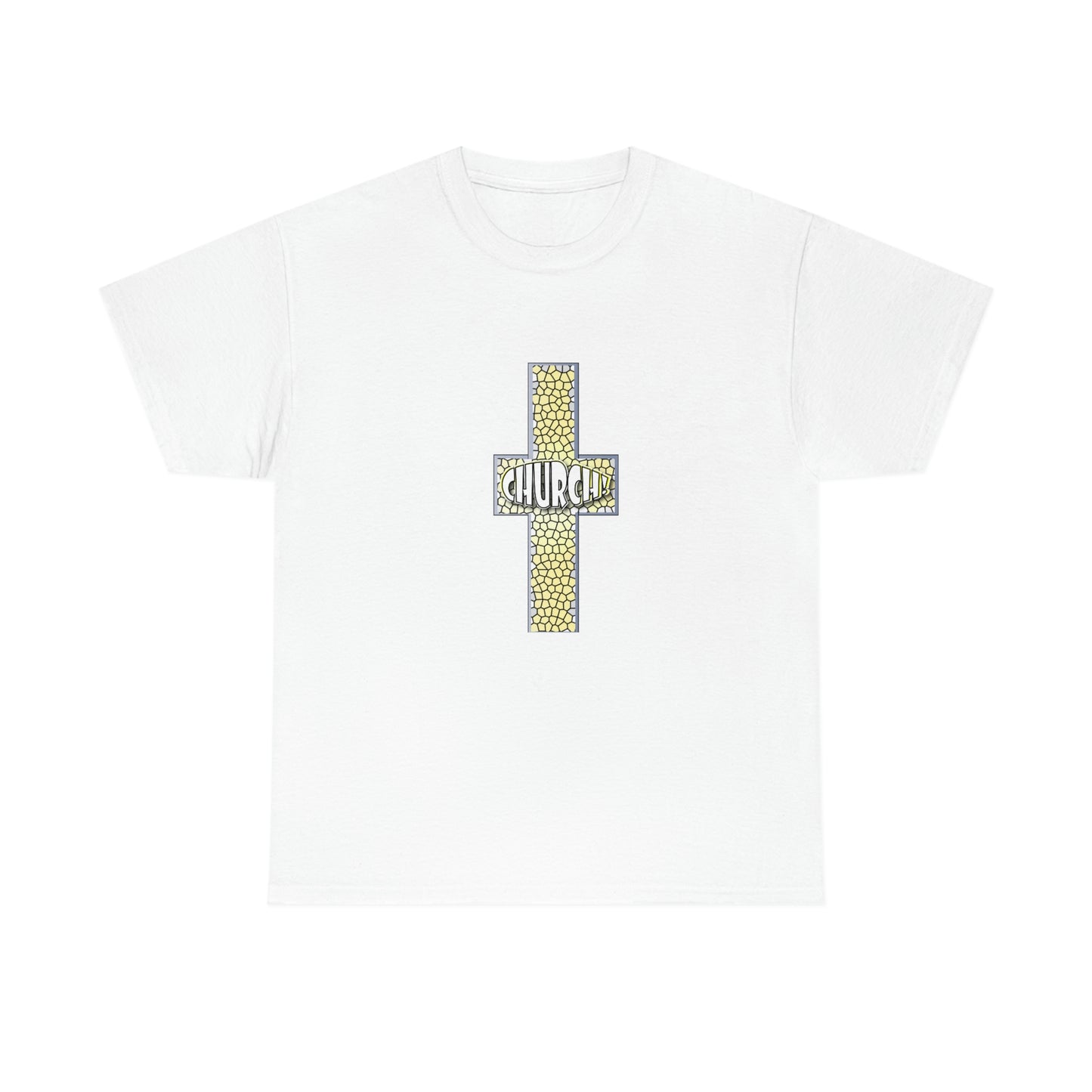 Church[cross] Unisex Heavy Cotton Tee